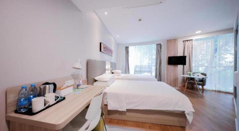 Hanting Hotel Shanghai Jiading Yecheng Road Buitenkant foto